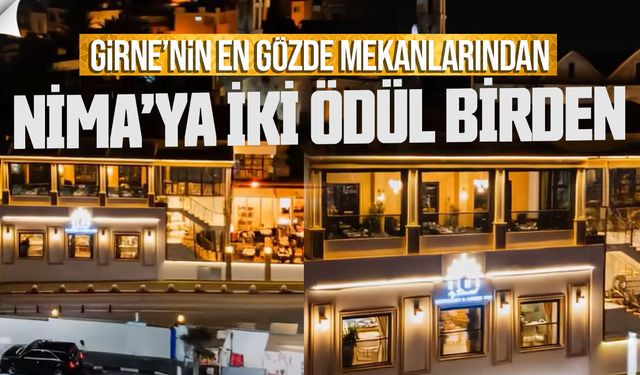Nima Restaurant & Lounge Bar'a uluslararası iki ödül birden...