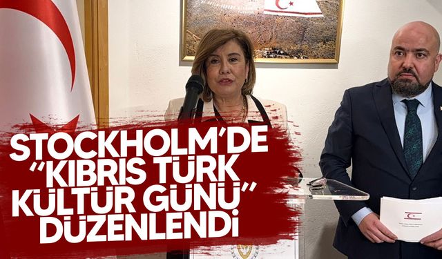Stockholm’de İlk Kez “Kıbrıs Türk Kültür Günü” düzenlendi