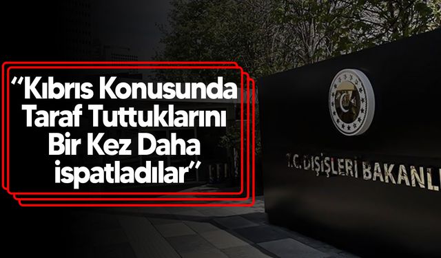 Türkiye’den AB raporuna sert tepki