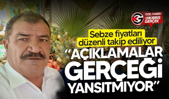 Veli Bayır: “Sebze fiyatları düzenli takip ediliyor, iddialar doğru değil”