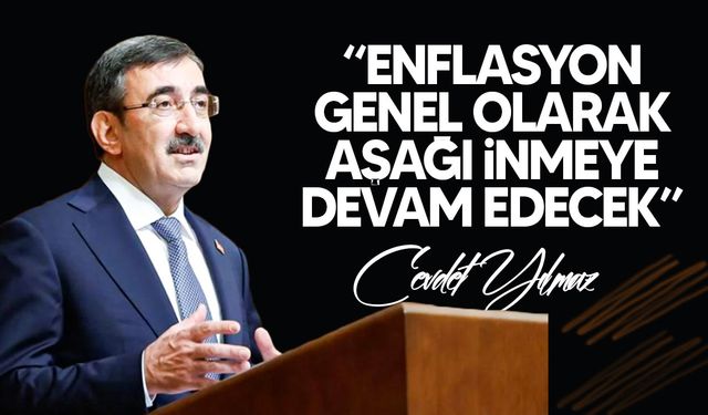 Yılmaz: “Enflasyon genel olarak aşağı inmeye devam edecek”