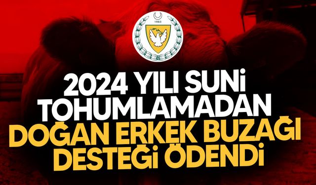 2024 Yılı Suni Tohumlama Erkek Buzağı Desteği Ödendi