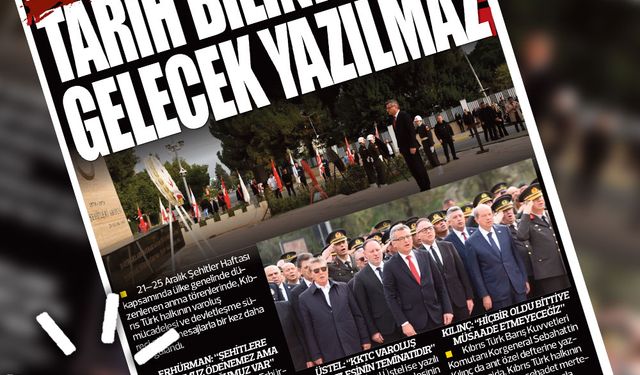 22 ARALIK 2025 KIBRIS GERÇEK MANŞET