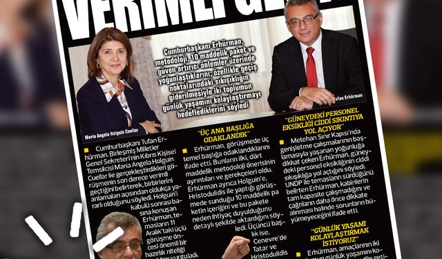 6 ARALIK 2025 KIBRIS GERÇEK MANŞET