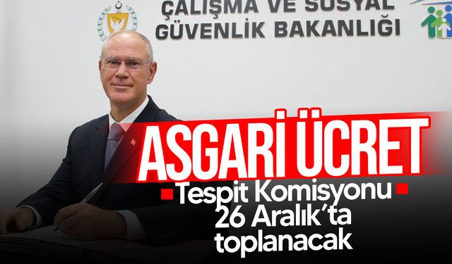 Asgari Ücret Tespit Komisyonu 26 Aralık Cuma günü toplanacak