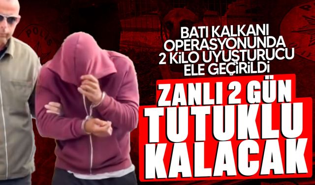 Batı Kalkanı Operasyonunda 2 Kilo Uyuşturucu