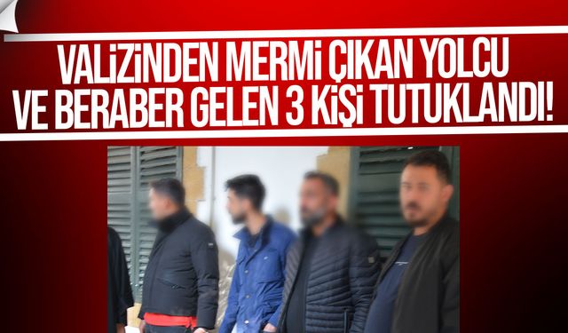 Ercan’da Valizinde Mermi Bulunan Zanlı ve Beraberindeki 3 Kişi Mahkemeye Çıkarıldı!