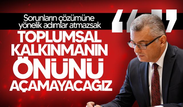 Erhürman: "Ufak tefek ve parçalı düzeltme çabalarıyla yol alabilme olanağımız yok"