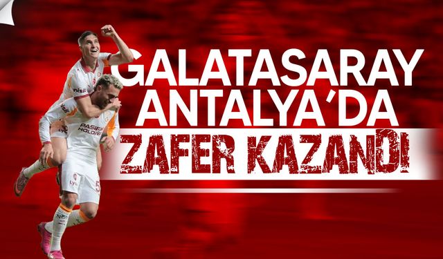 Galatasaray Antalyaspor’u 4-1 Mağlup Etti, Liderliğini Pekiştirdi