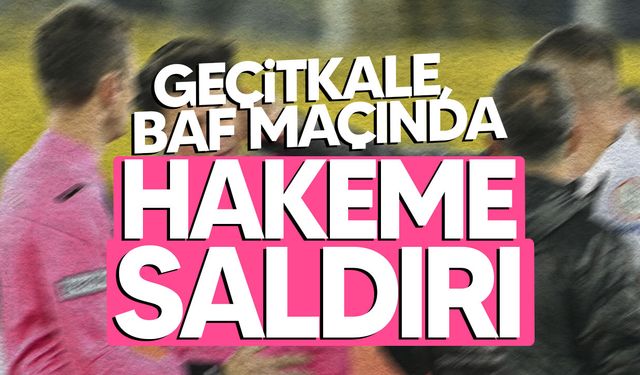 Geçitkale’de futbol maçında hakeme saldırı