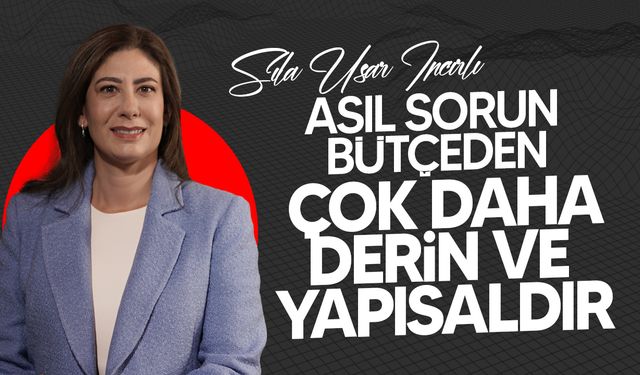 İncirli: “Bu bütçe bir sonuçtur, asıl nedenlere bakmak gerekir”