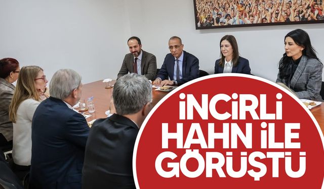 İncirli, Hahn ile CTP Genel Merkezi’nde görüştü