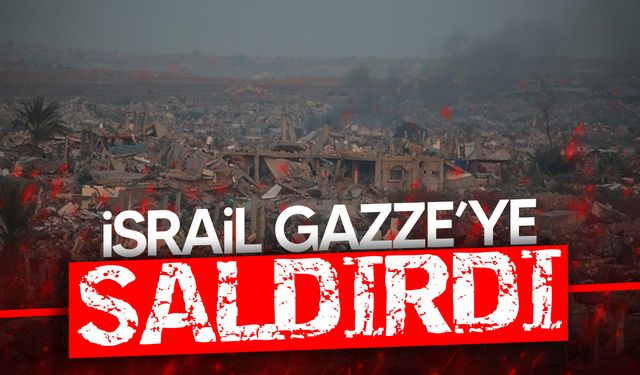 İsrail ordusu ateşkese rağmen Gazze’ye şiddetli hava saldırıları düzenledi