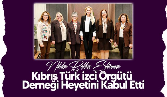 Nilden Bektaş Erhürman, Kıbrıs Türk İzci Örgütü Derneği Heyetini Kabul Etti