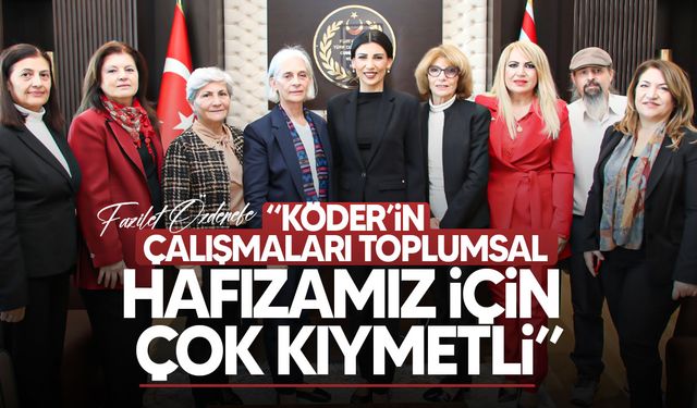 Özdenefe, KÖDER heyetini kabul etti