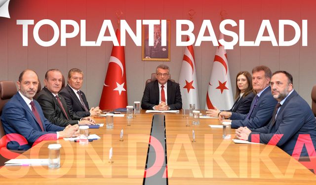 Siyasi Partiler Konseyi toplantısı başladı