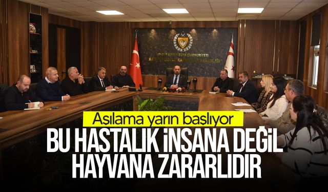 Tarım Bakanı Çavuş, şap hastalığı ile ilgili basın toplantısı düzenledi