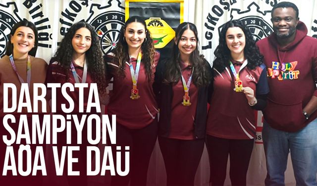 Üniversitelerarası Dartsta Şampiyonlar Belli Oldu