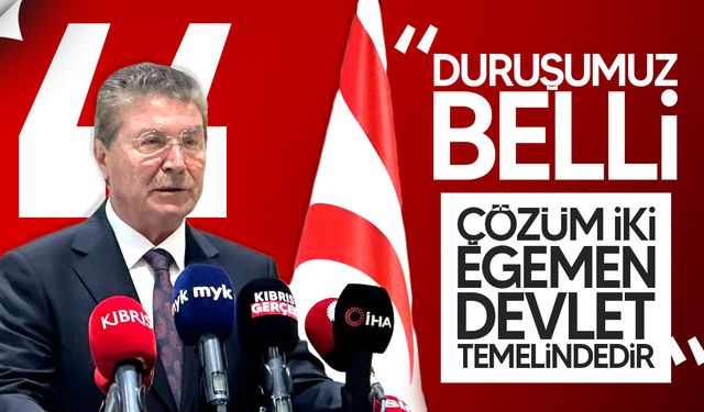 Üstel: “Anlaşma, iki egemen eşit devlet temelinde olmak zorundadır”