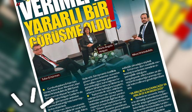 29 OCAK 2026 KIBRIS GERÇEK MANŞET