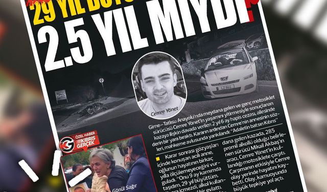 30 OCAK 2026 KIBRIS GERÇEK MANŞET