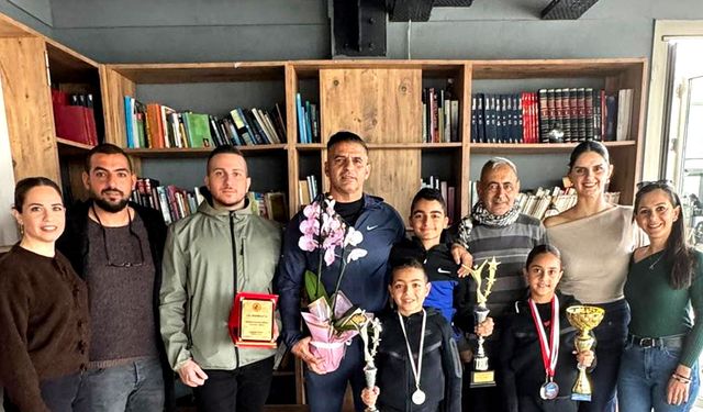 Sergen Özbay Dans Akademisi sporcuları, LAÇ Belediyesi'ni ziyaret etti!