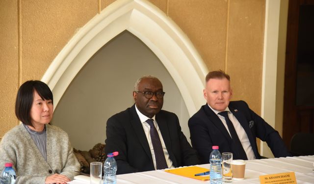 Toplantıda  Kıbrıs sorununun güncel durumu hakkında görüş alışverişinde bulunuldu