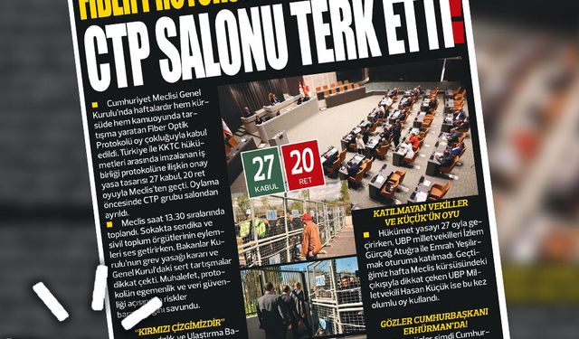 24 ŞUBAT 2026 KIBRIS GERÇEK MANŞET