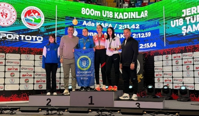 Ada Kafa 800 Metrede Türkiye Şampiyonu Oldu