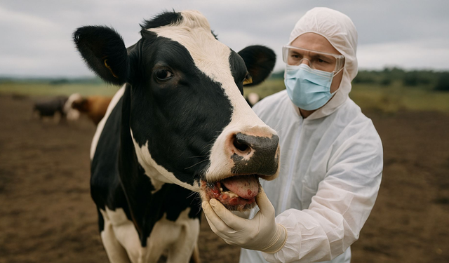 Güney Kıbrıs’ta şap alarmı: 5 çiftlikte daha vaka