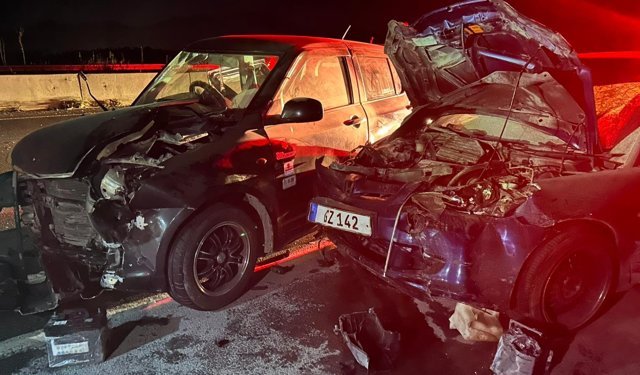 Lefkoşa’da feci kaza: İki sürücü yoğun bakımda