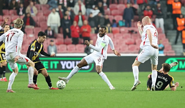 Samsunspor evinde kaybetti: Umutlar rövanşa kaldı