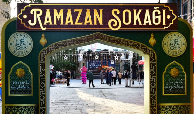 Lefkoşa'da “Ramazan Sokağı” kuruldu