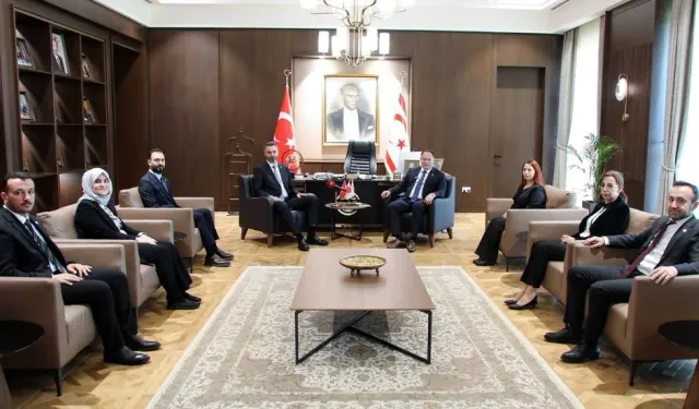 Ziya Öztürkler, UID heyetini kabul etti