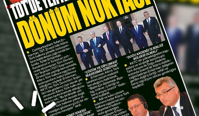 16 MAYIS KIBRIS GERÇEK MANŞET