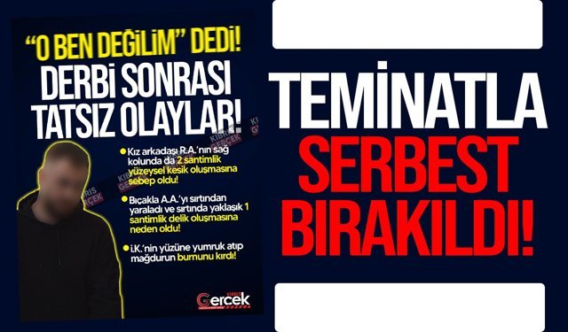 Lefkoşa’da bıçaklı saldırı: Zanlı teminatla serbest!