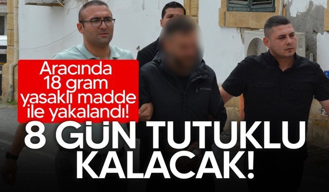 Lefkoşa’da yasaklı madde operasyonu: Zanlı 8 gün tutuklu