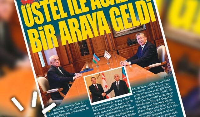 15 HAZİRAN 2026 KIBRIS GERÇEK MANŞET