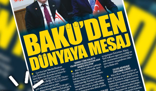 25 HAZİRAN 2026 KIBRIS GERÇEK MANŞET