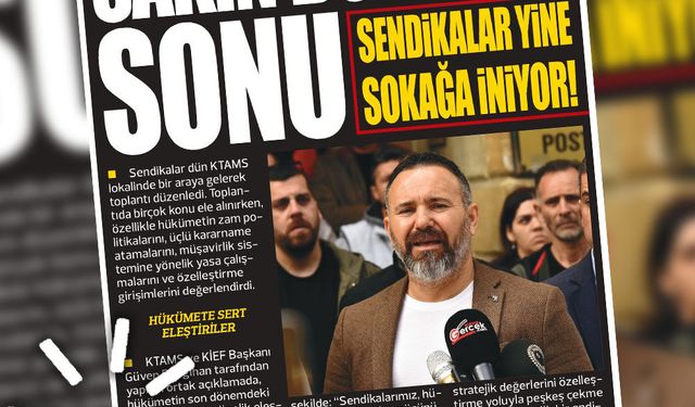 9 HAZİRAN 2026 KIBRIS GERÇEK MANŞET