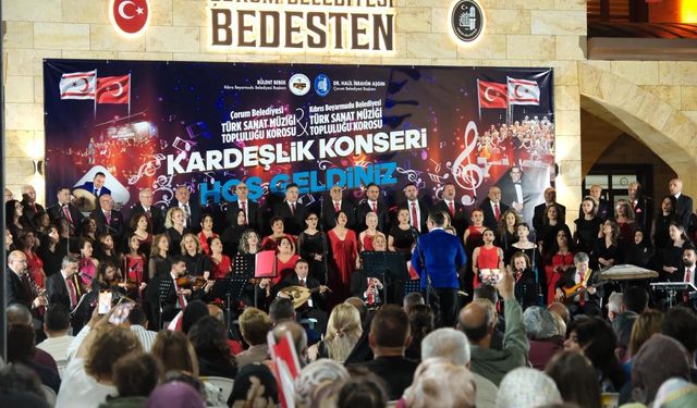 Beyarmudu Belediyesi Türk Sanat Müziği Korosu Çorum’da sahne aldı