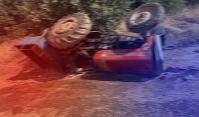Esentepe'de traktör kazası: 42 yaşındaki sürücü yaralandı