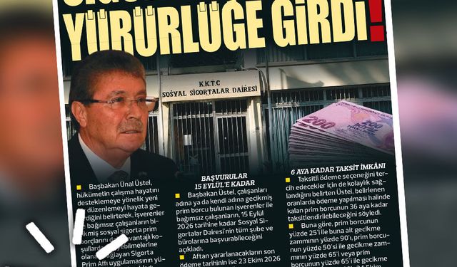 1 AĞUSTOS 2026 KIBRIS GERÇEK MANŞET
