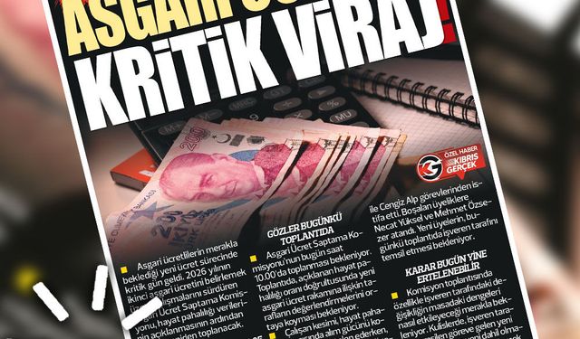 8 TEMMUZ 2026 KIBRIS GERÇEK MANŞET