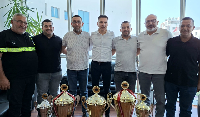 Gönyeli Darts Birliği ve Avcılık Atıcılık Kulübü'nden Başkan Amcaoğlu'na Ziyaret