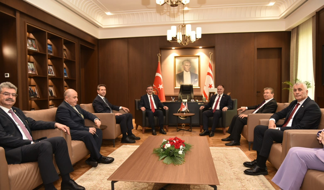 Cevdet Yılmaz'dan Cumhuriyet Meclisi'ne ziyaret