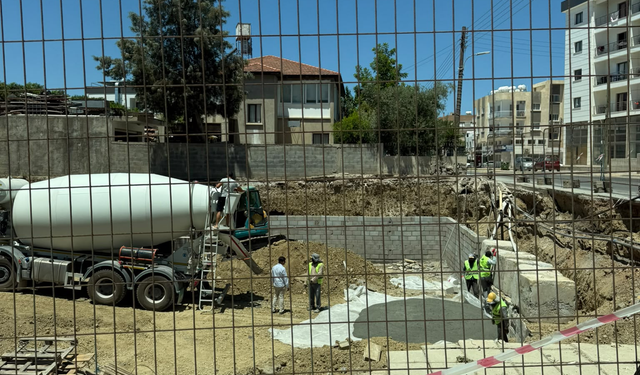 40 Derecce sıcakta inşaat mesaisi