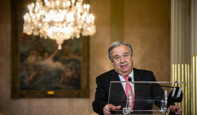 Guterres: Kıbrıslılar barış ve iş birliği istiyor