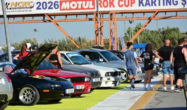 Klasik otomobiller Cemsa’da slalom heyecanı yaşattı
