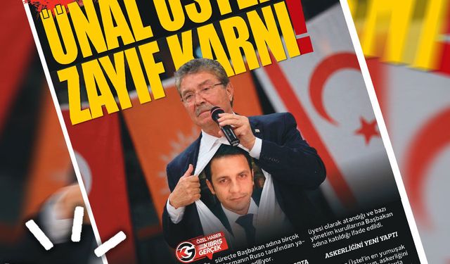 KIBRIS GERCEK MANŞET